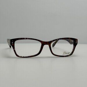 Diva Eyeglasses Eye Glasses Frames 5346 C. 2E 52-16-130